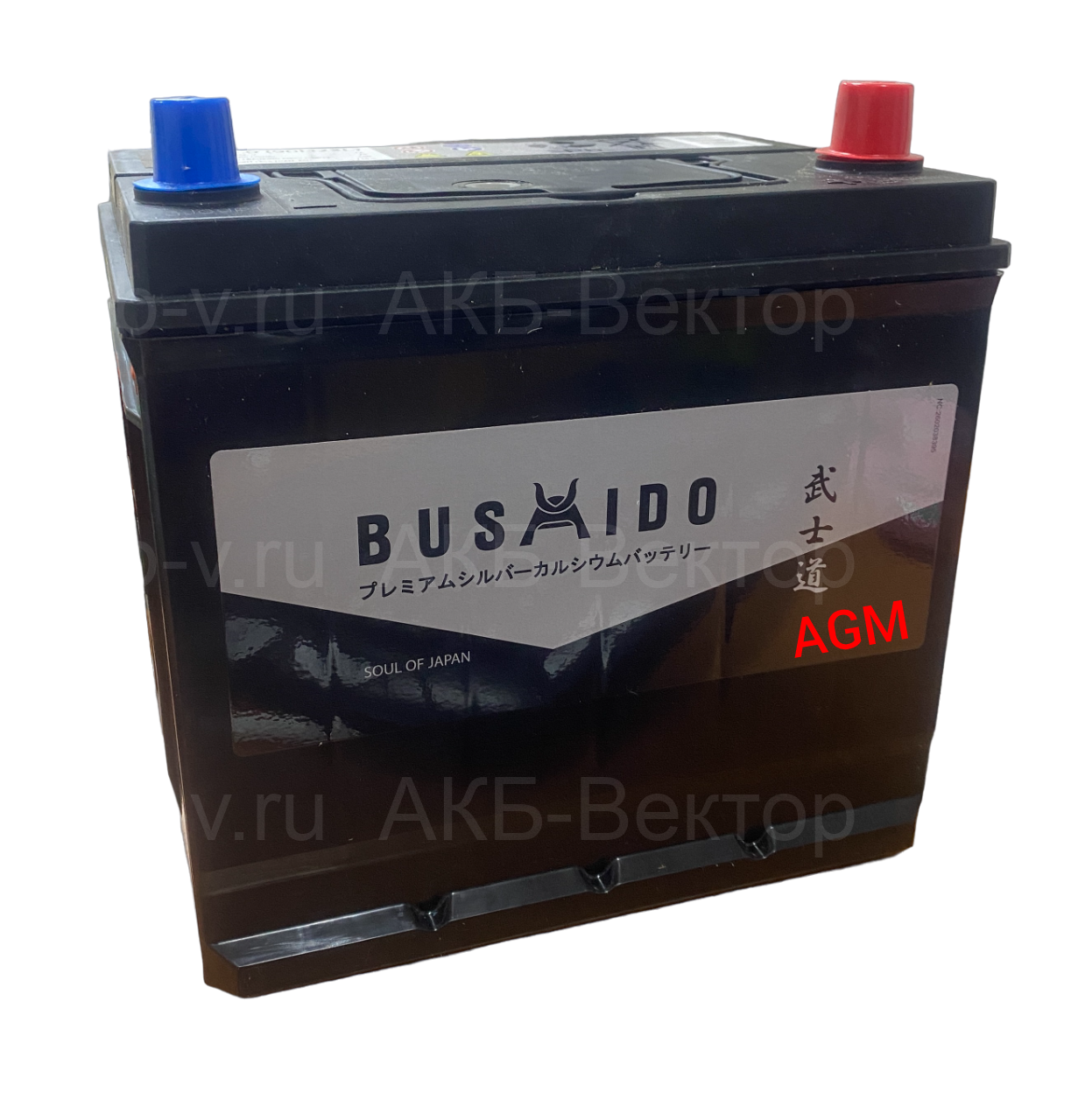 Аккумулятор BUSHIDO AGM 65Ач 660А start-Stop D23L
