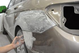 Ремонт Заднего Правого Крыла на Автомобиле Варшавское шоссе 170Бс7