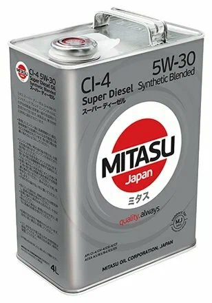 MITASU SUPER DIESEL CI-4 5W-30, 4л