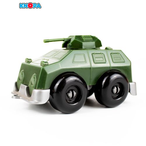 Машинка  бронетранспортёр «Вжух на войнушке» 10см КНОПА