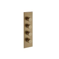 Смеситель для душа Gessi Incastri 75316 с термостатом 3 запорных вентиля схема 11