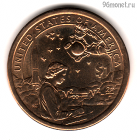 США 1 доллар 2019 D