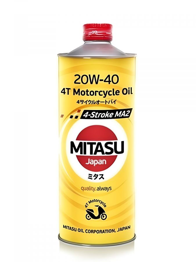 MITASU Racing 2T Motorcycle Synthetic Oil, 4л
