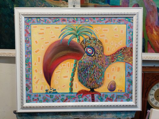 интерьерная картина "Попугай Кеша"