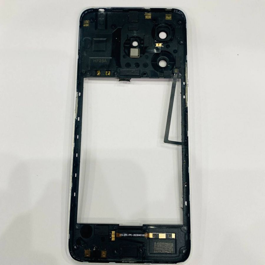 UMIDIGI A15 рамка (средняя часть) белая оригинал (снятая)