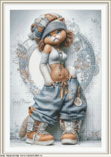 Набор для вышивания "01058 Кошечка"