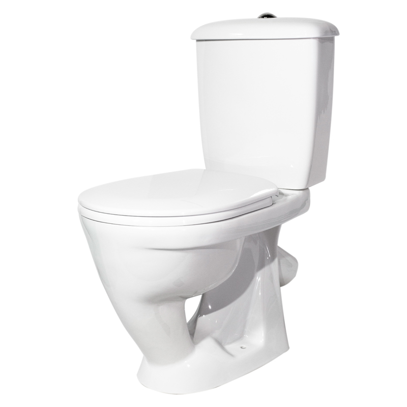 Унитаз-компакт Радуга Стандарт, тарельчатый, с сиденьем, белый 41901130032