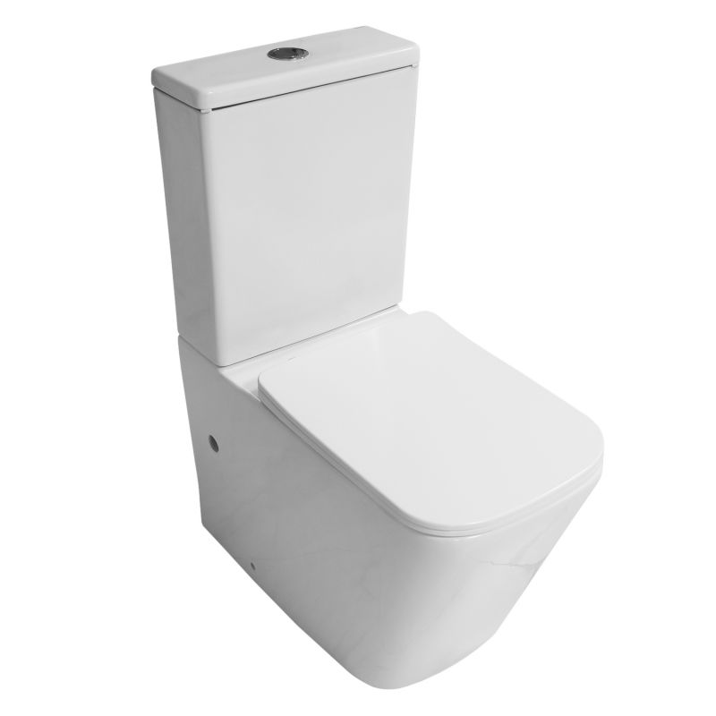 Унитаз напольный Azario Indor безободковый AZ-T004B-R