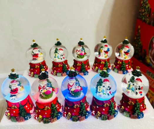 Стеклянный шар Дед Мороз 51783