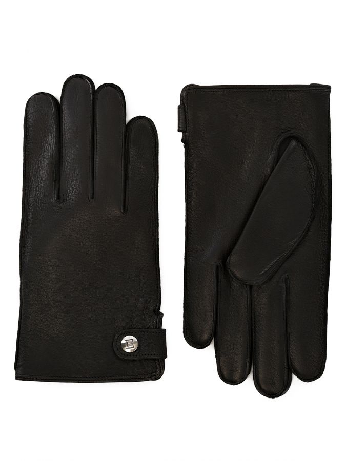 Перчатки мужские 100% ш OS459 black ELEGANZZA