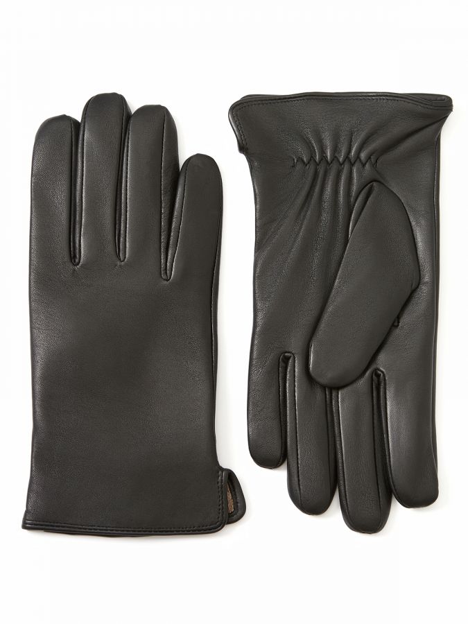 Перчатки мужские 100% ш IS706 black ELEGANZZA