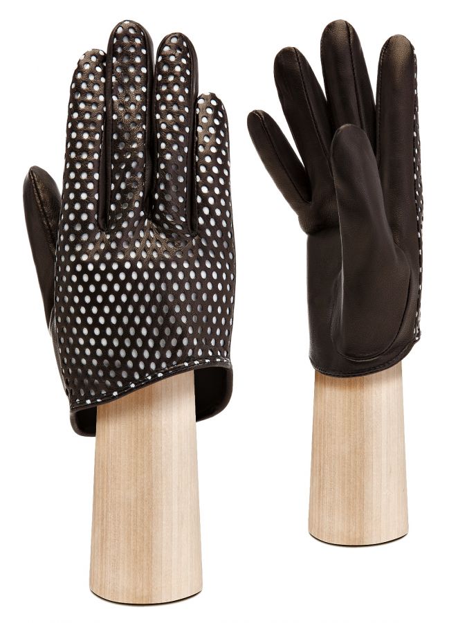 Перчатки женские ш/п IS02200 black/white ELEGANZZA