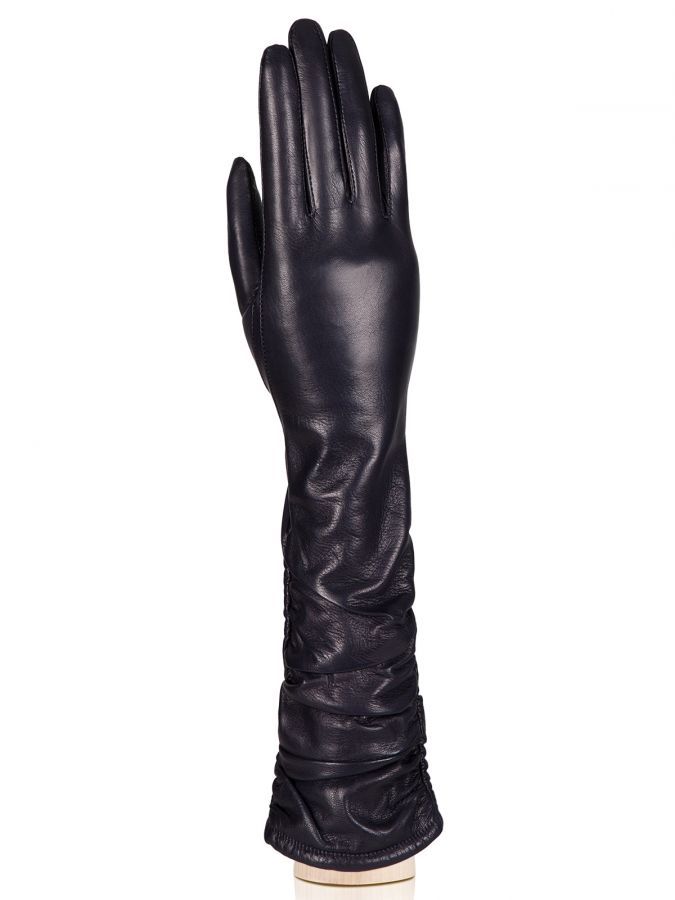 Перчатки женскиеские ш+каш. TOUCH IS08002 d.blue ELEGANZZA