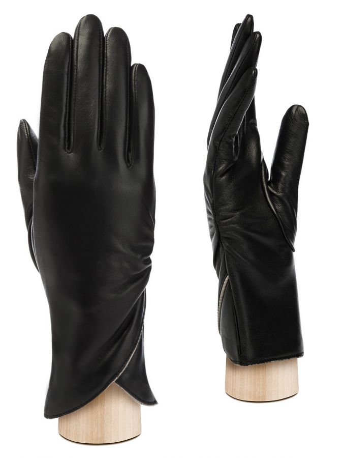 Перчатки жен п/ш LB-2407 black/grey beige LABBRA