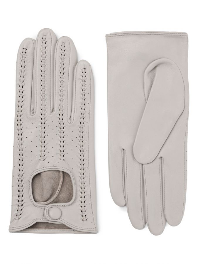 Перчатки женские б/п IS783 grey smoke ELEGANZZA