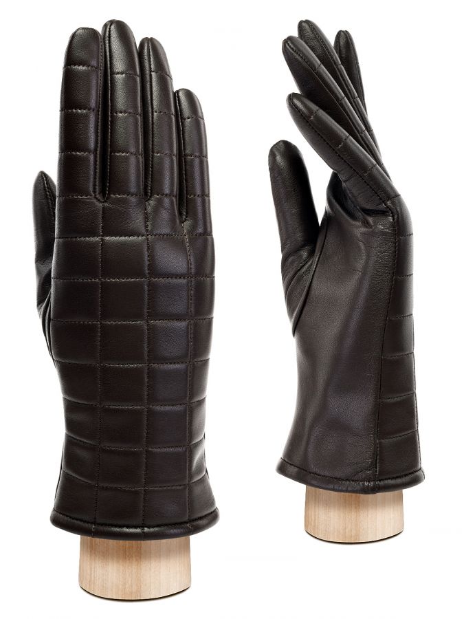Перчатки женскиеские 100% ш IS8594 brownie ELEGANZZA
