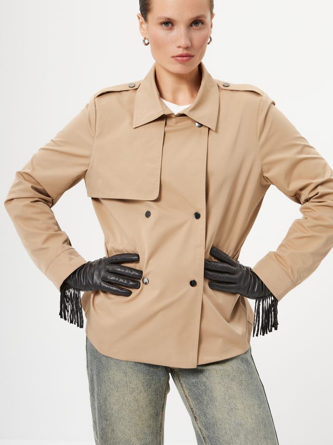 Перчатки женские 100% ш IS1223 black ELEGANZZA