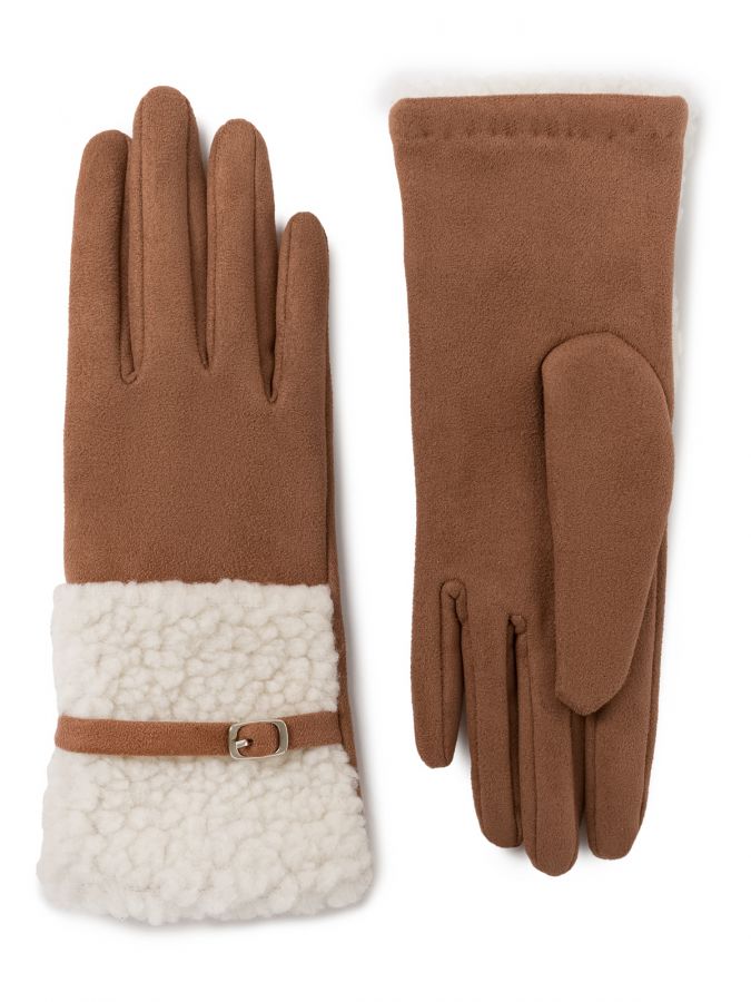 Перчатки жен флис LB-CP-144 sand LABBRA