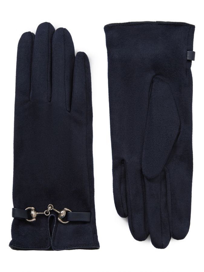 Перчатки жен флис LB-CP-138 navy LABBRA