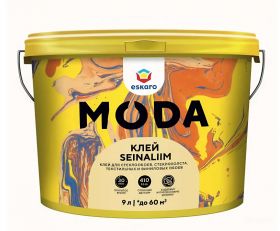 Клей 9л Moda Seinaliim для Легких и Тяжелых Настенных Покрытий