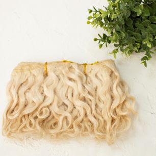 Тресс натуральный  (козочка) блонд кудри