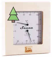 SAWO Термогигрометр квадратный 225-THA