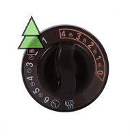 Ручка термостата для электрических печей SAWO HP70-011 со встроенным блоком управления