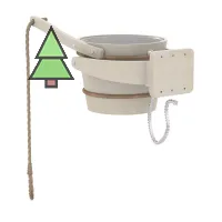 SAWO Обливное устройство, осина, 18л, 393-A