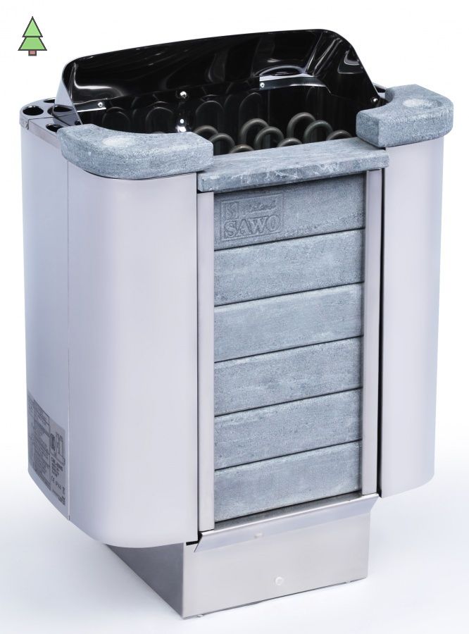 Электрическая печь SAWO CUMULUS CML-45Ni2-P (4,5 кВт,нержавейка, облицовка – талькохлорит), выносной пульт (встроенный блок мощности, пульт покупается отдельно)