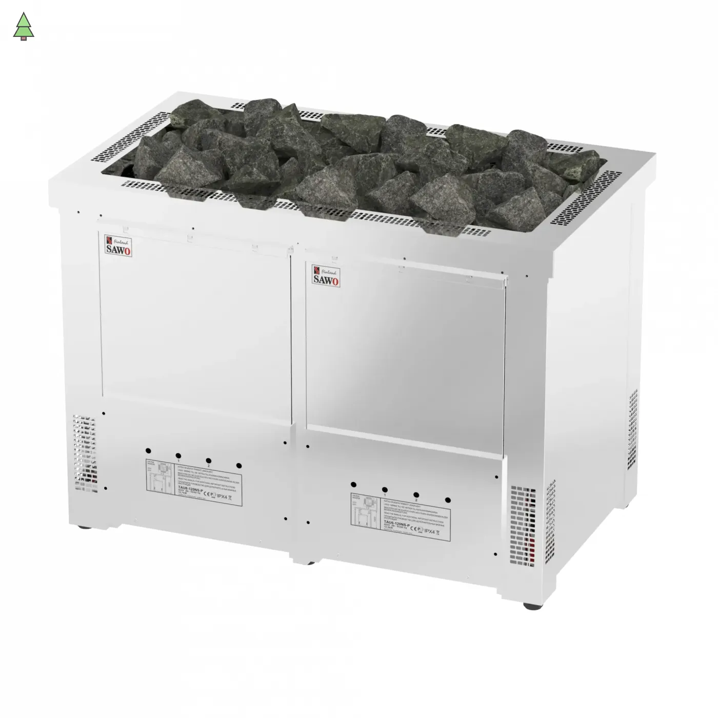 Электрическая печь SAWO TAURUS TAU-180NS-V12-G-P (18 кВт), выносной пульт (пульт и блок мощности докупаются отдельно)