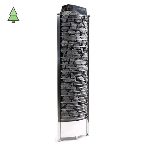 Электрическая печь SAWO TOWER TH3-60Ni2-CNR-P (6,0 кВт, нержавейка, угловая), выносной пульт (встроенный блок мощности, пульт покупается отдельно)