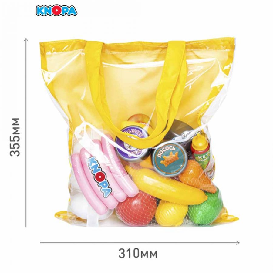 Шоппер с продуктами КНОПА