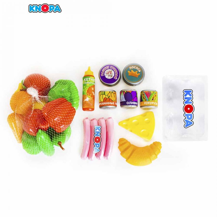 Шоппер с продуктами КНОПА