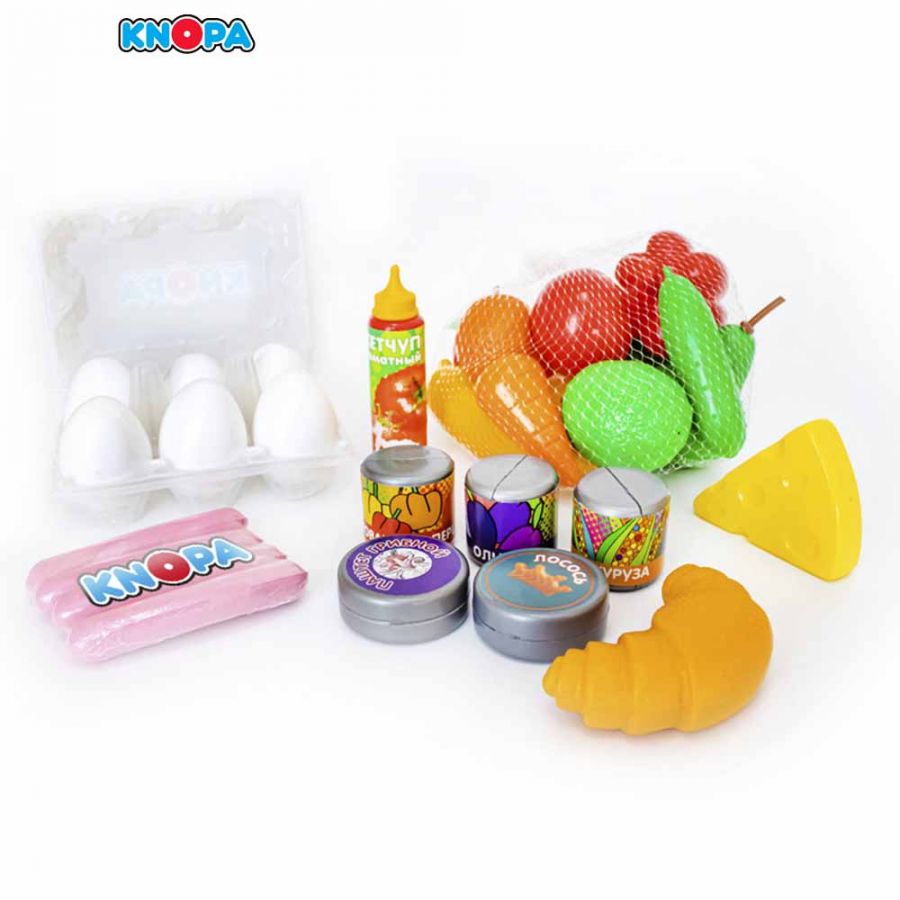 Шоппер с продуктами КНОПА