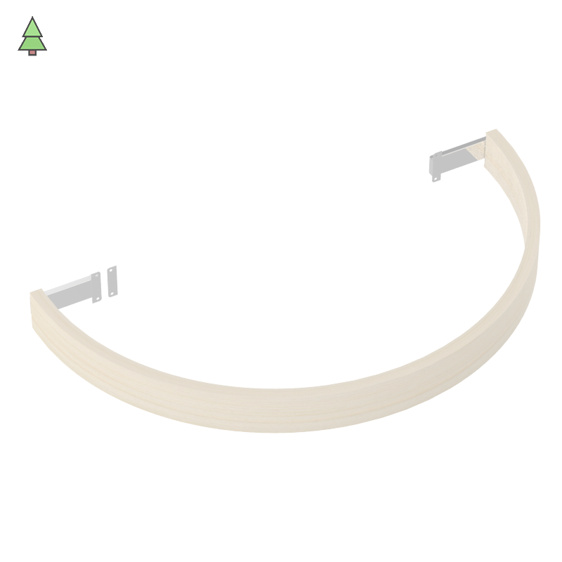 SAWO Деревянное ограждение для печи пристенной установки TOWER TH12, осина, артикул TH-GUARD-W12-WL-A