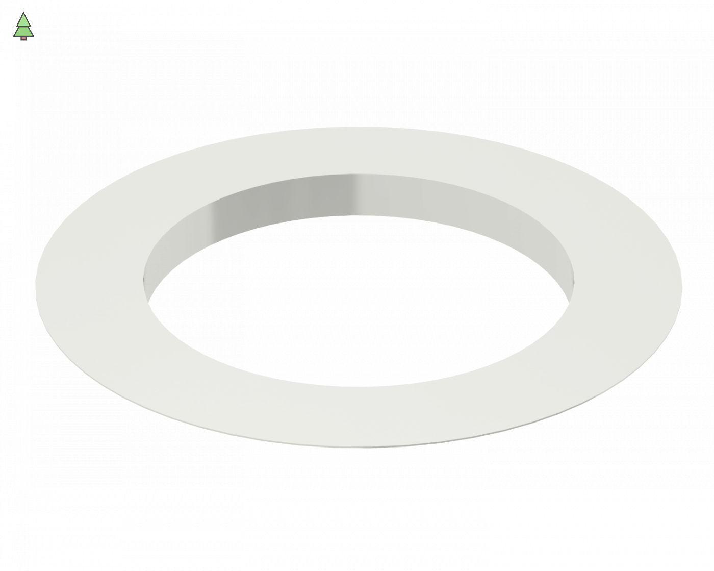 SAWO Монтажный фланец для печей TH4, TH5, ARI3 & PNX3, сталь, арт. TH-COLLAR-ST4