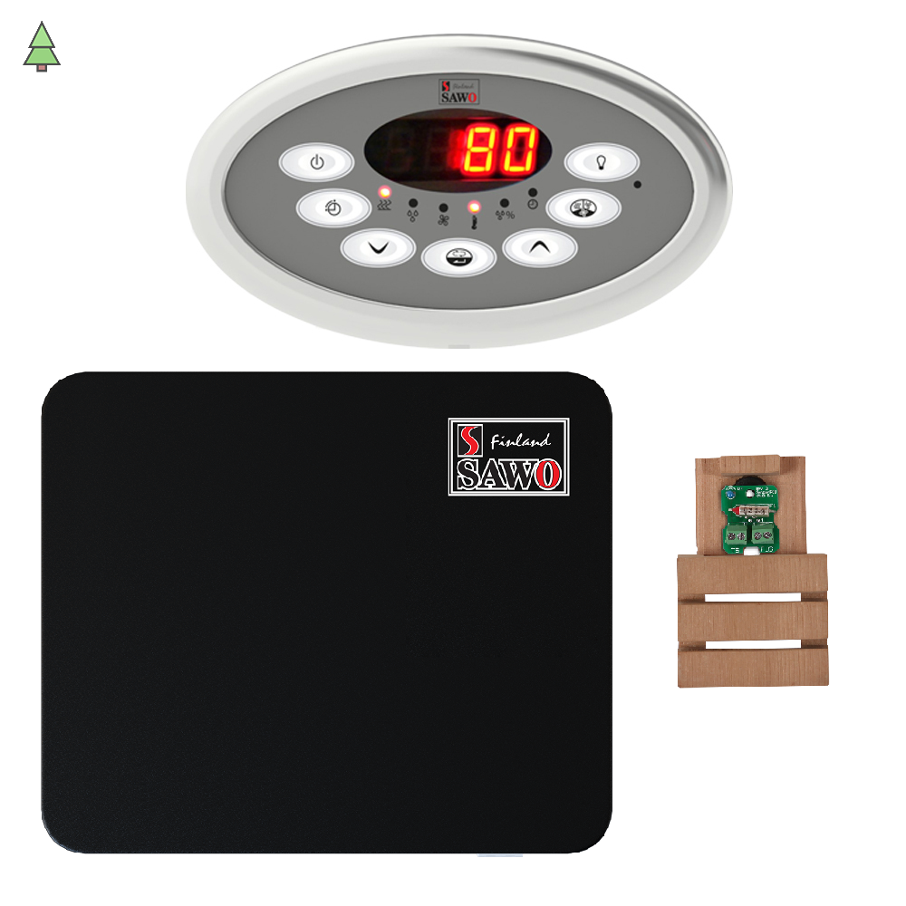 SAWO Комплект управления INNOVA CLASSIC S ДО 15 КВТ, черный