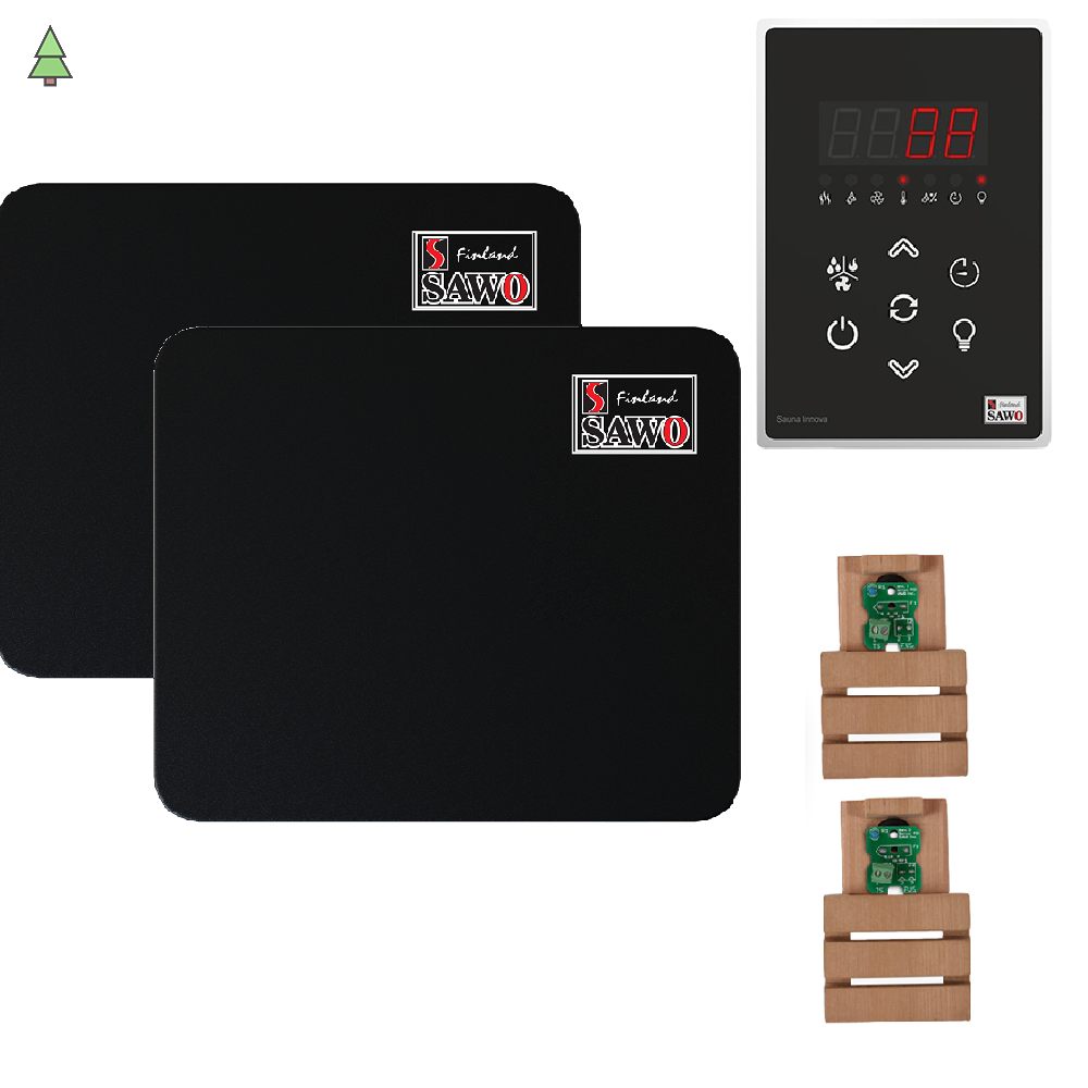 SAWO Комплект управления INNOVA CLASSIC V2 COMBI ДО 30 КВТ, черный