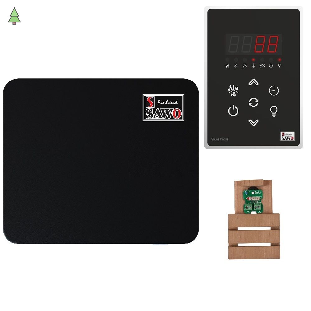 SAWO Комплект управления INNOVA CLASSIC V2 ДО 15 КВТ, черный