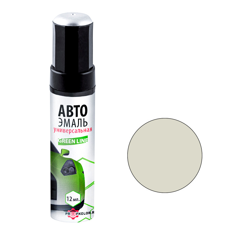 Карандаш с кисточкой для подкраски сколов на Brilliance Auto. Цвет Chalk White. Код цвета: W0910