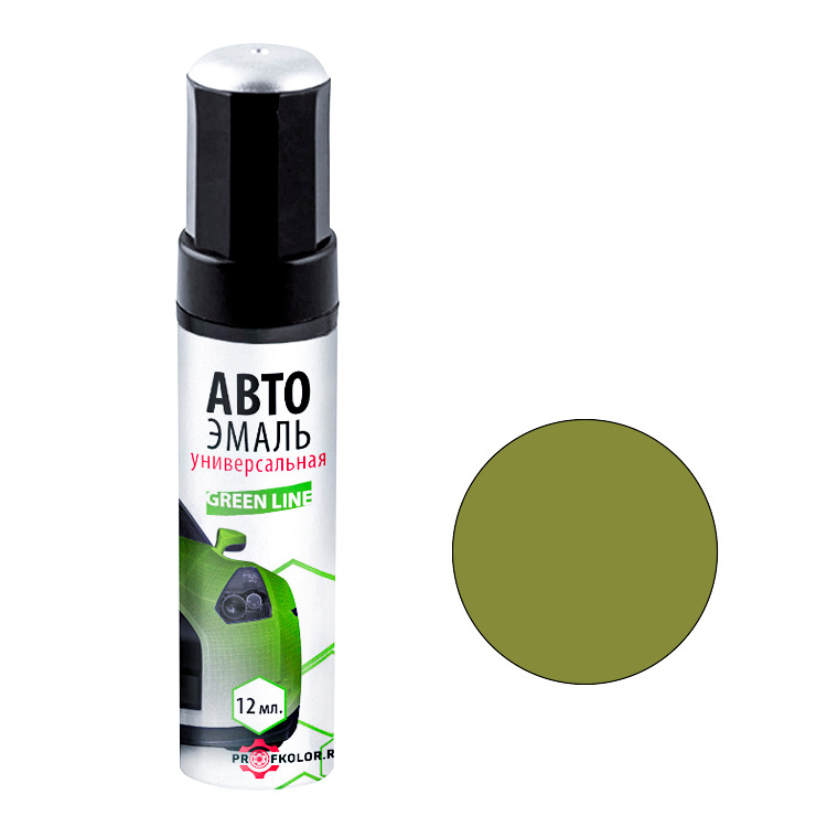 Карандаш с кисточкой для подкраски сколов на Chang An Benben. Цвет Green Apple Green. Код цвета: Unknown