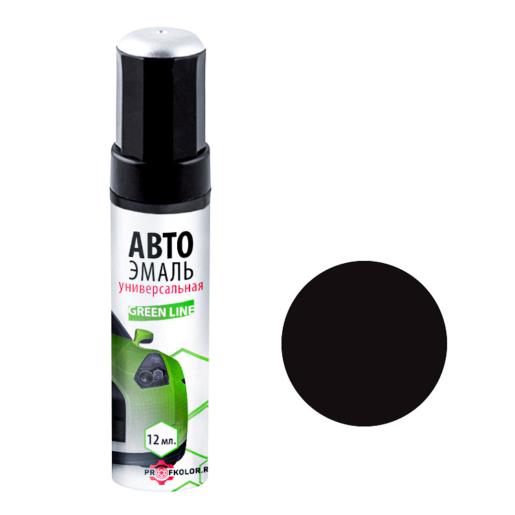 Карандаш с кисточкой для подкраски сколов на Geely Auto. Цвет Purple Diamond Black. Код цвета: G77