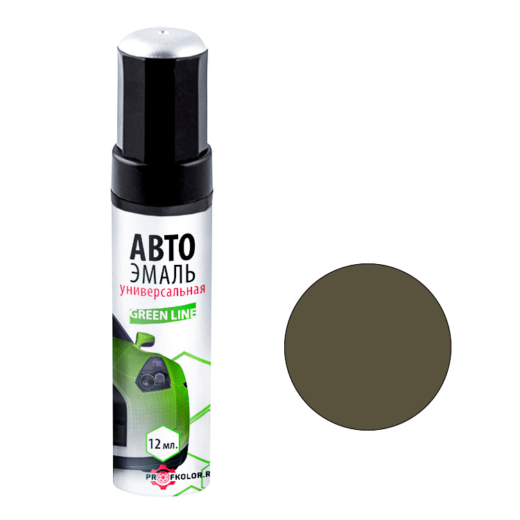 Карандаш с кисточкой для подкраски сколов на Gac. Цвет Natural Green. Код цвета: B4P