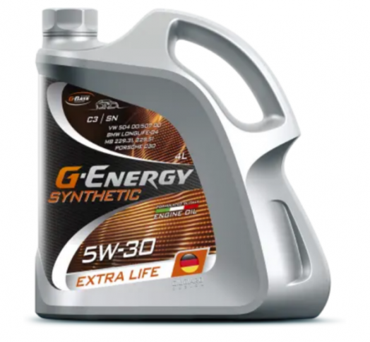 G-Energy Synthetic Extra Life 5W-30, 4л