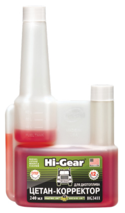 Цетан-корректор для диз. топлива,с SMT2  Hi-Gear, 240мл