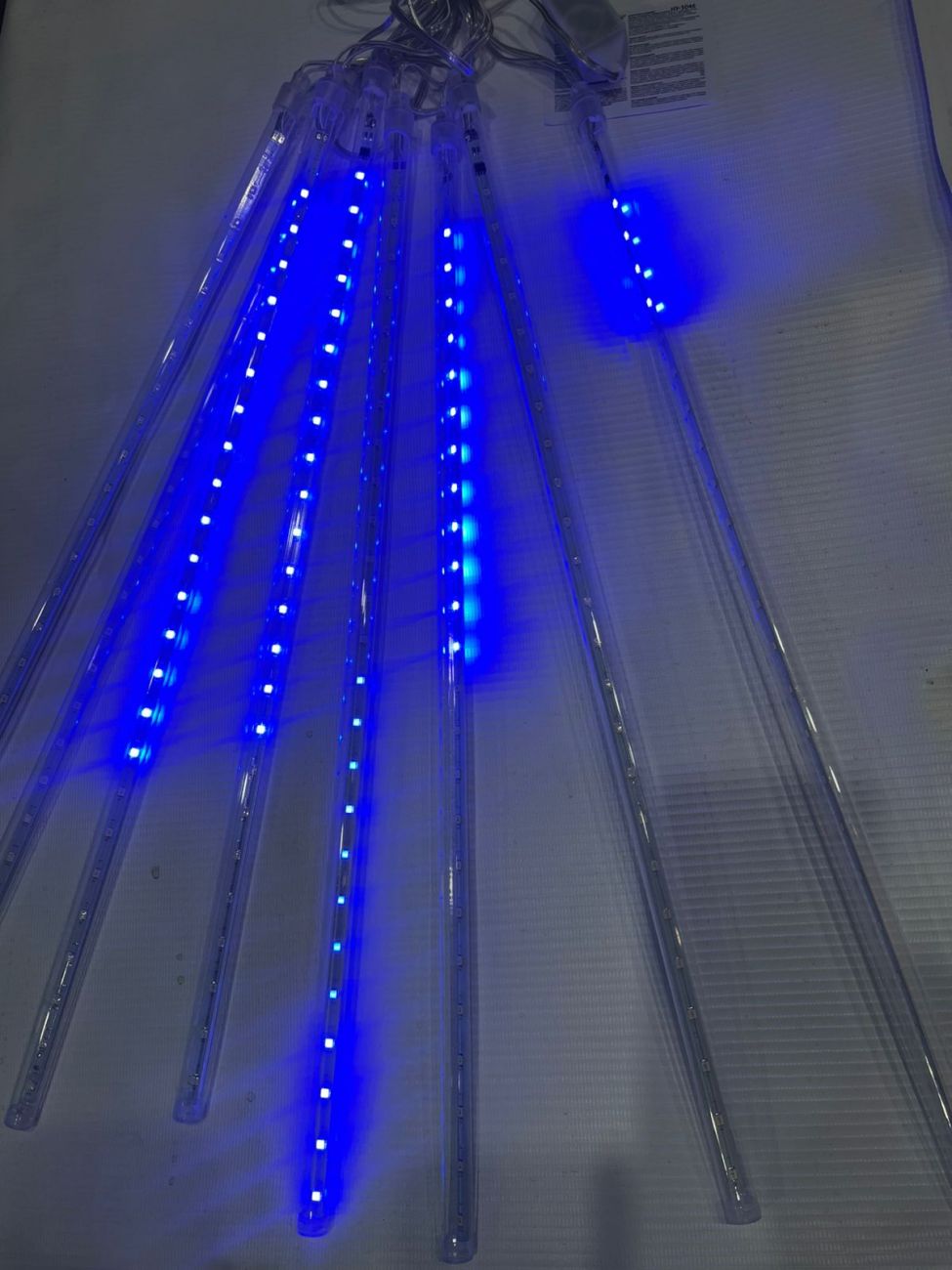 гирлянда падающие звезды 2х0,5 синяя