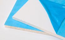 Сэндвич панель ПВХ белая 40х1500х3000 мм (двухсторонняя)