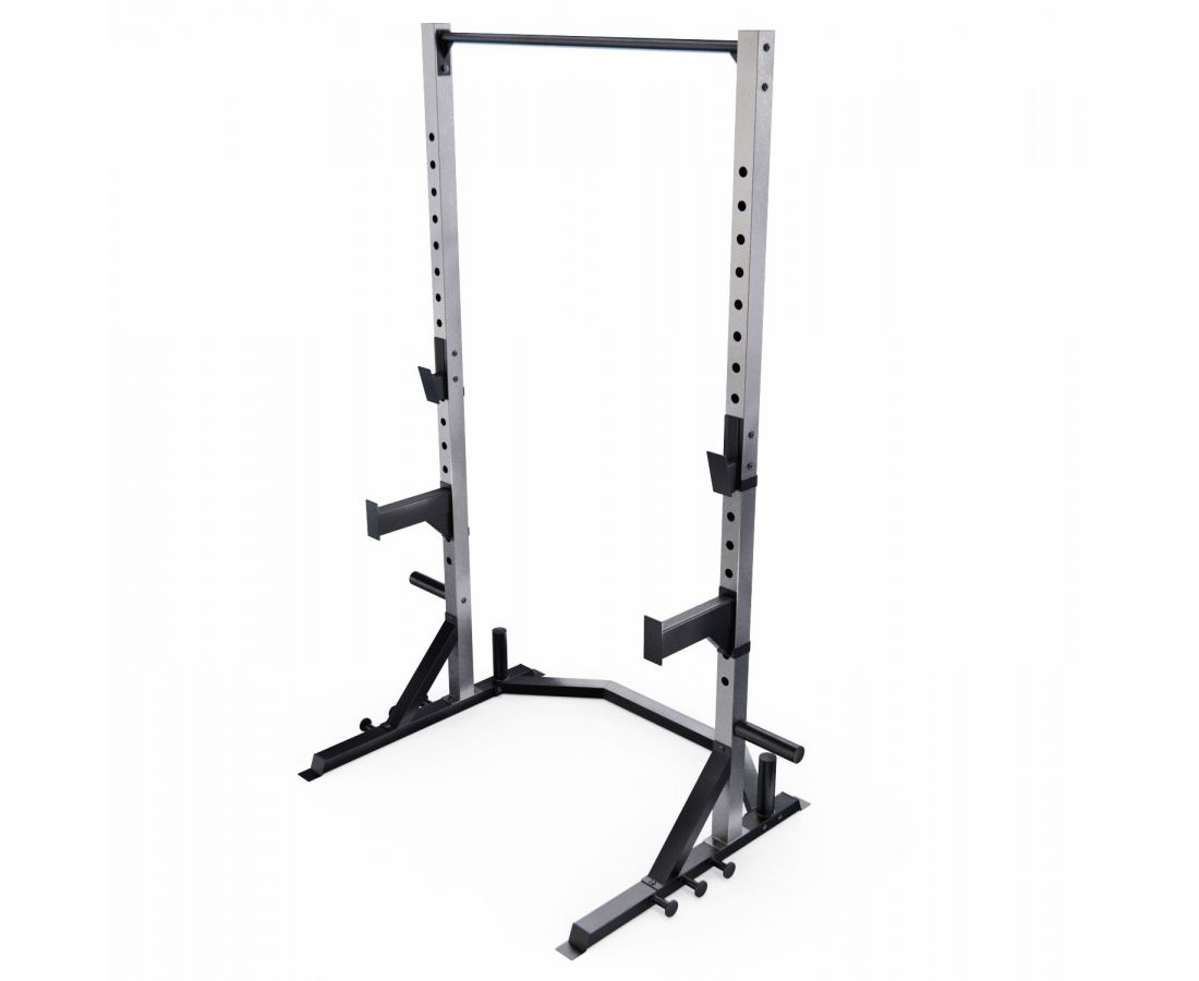 Силовая стойка для приседаний со штангой DFC CAP , серая