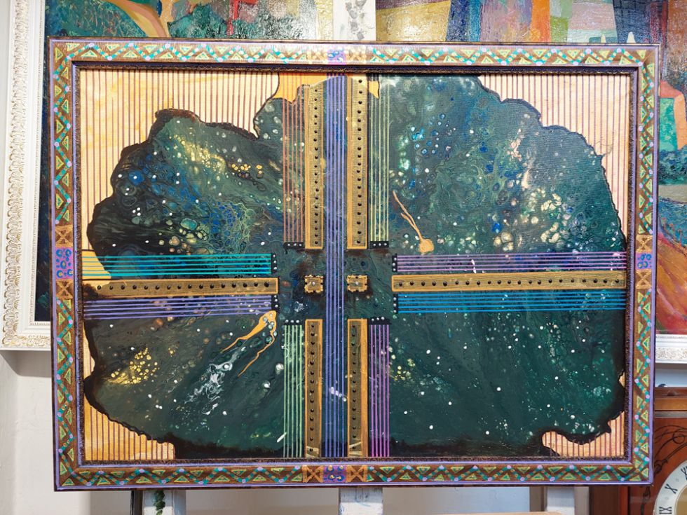 картина "Сакральная геометрия. Космос"