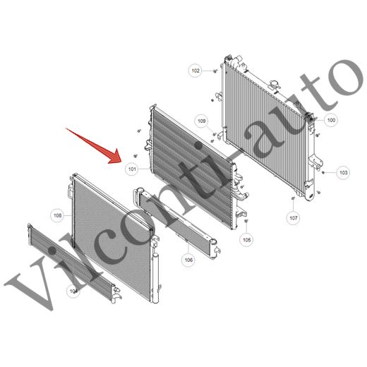 РАДИАТОР КОНДИЦИОНЕРА TANK 700 2127160XKL01A 100% ОРИГИНАЛ